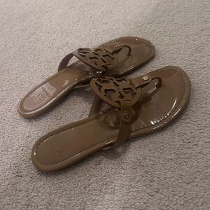Tory Burch, tan patent leather, size 9